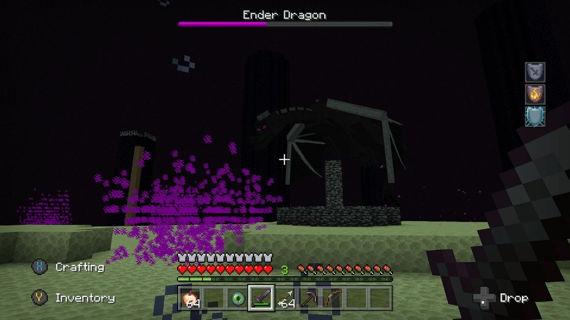 Savage Ender Dragon makes the battle with Minecraft&#039;s iconic boss much more difficult (Image via Mojang)
