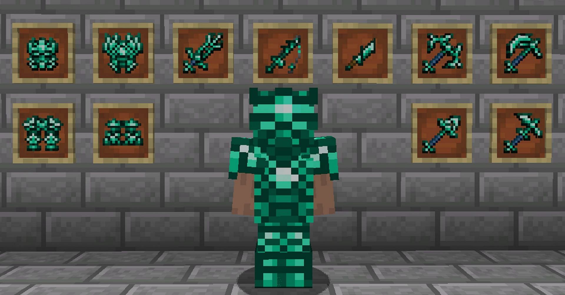 Neptunium armor introduced by Aquaculture 2 (Image via Shadowclaimer/CurseForge)