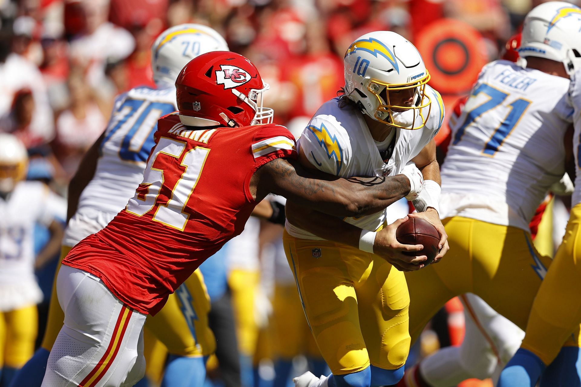 What channel is Chargers vs. Chiefs on today? Schedule, time for NFL  'Thursday Night Football' in Week 2