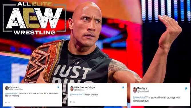 "BREAKING NEWS: THE ROCK IS ALL ELITE" - Twitter jokingly speculates about WWE legend Dwayne Johnson showing up on a highly-anticipated AEW show