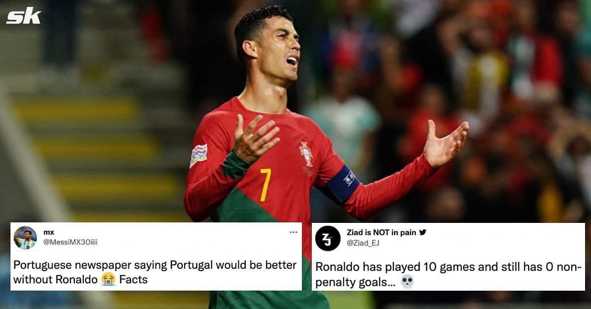 Cristiano Ronaldo was brutally trolled for his horror show in Portugal vs. Spain