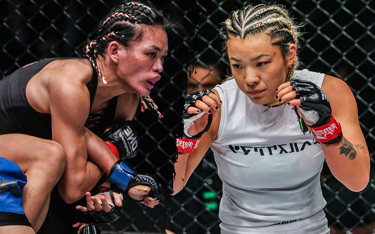 (left) Tiffany Teo dismisses any talk about facing (right) Itsuki Hirata until she starts making weight [Credit: ONE Championship]