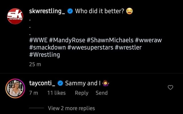 AEW's Tay Melo says she recreated a better pose with Sammy Guevara than