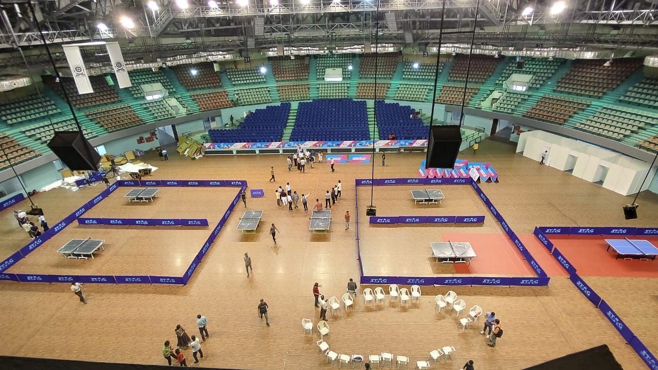 Surat&rsquo;s PDDU stadium all set for National Games table tennis action. 