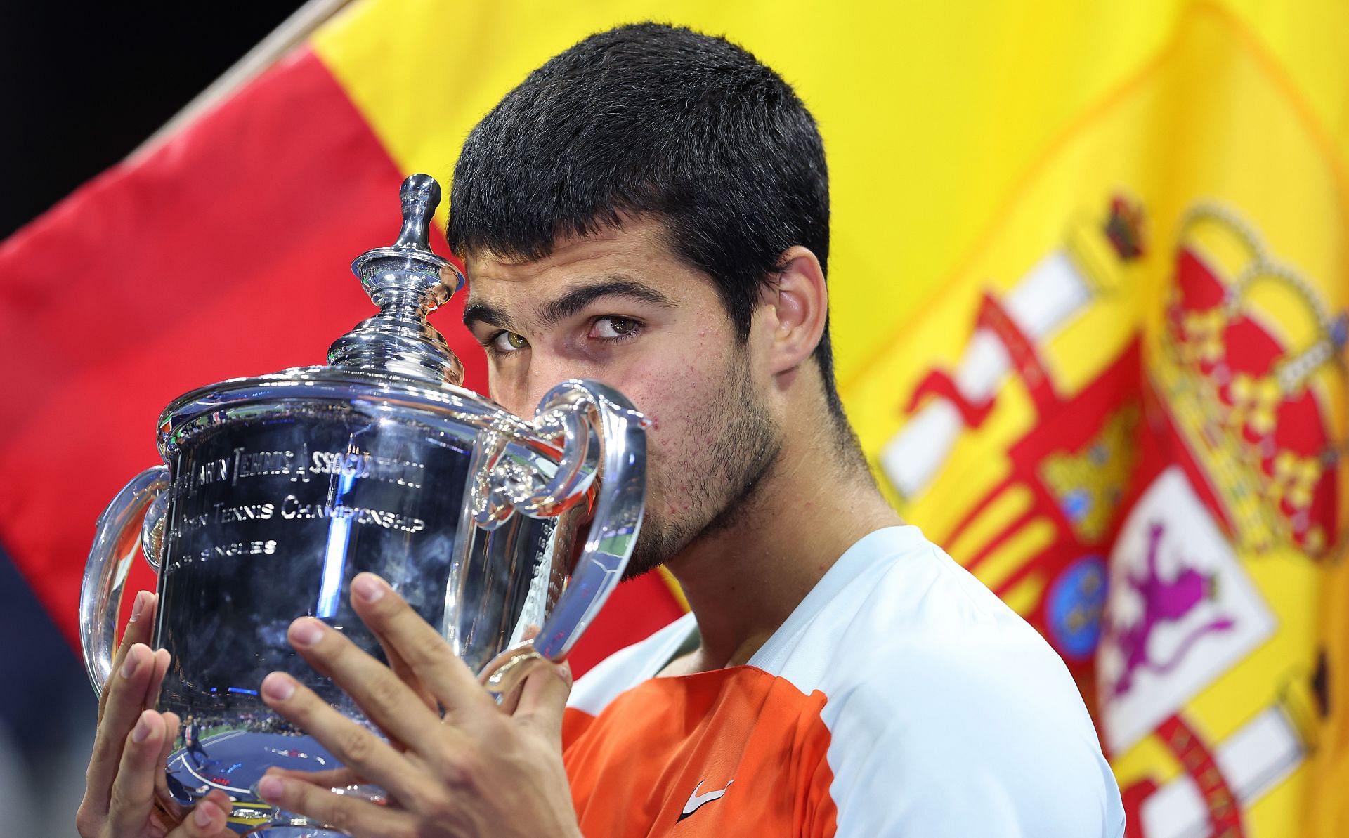 Carlos Alcaraz at the 2022 US Open - Day 14