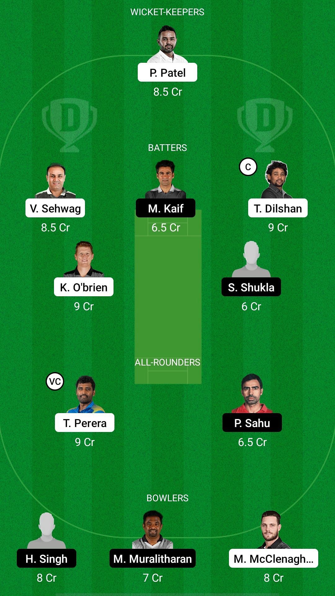 GJG vs MNT Dream11 Prediction - Legends League T20