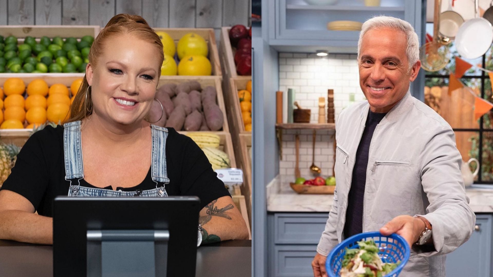 Outchef&rsquo;d airs Tuesday on Food Network (Image via @tiffanifaison and @geoffreyzakarian/Instagram)