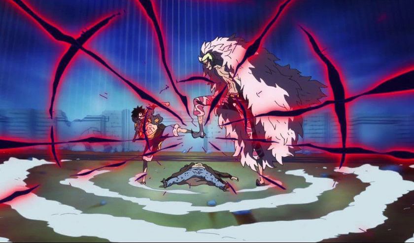 Luffy Gear 4 FLYING - One Piece Episode 726 