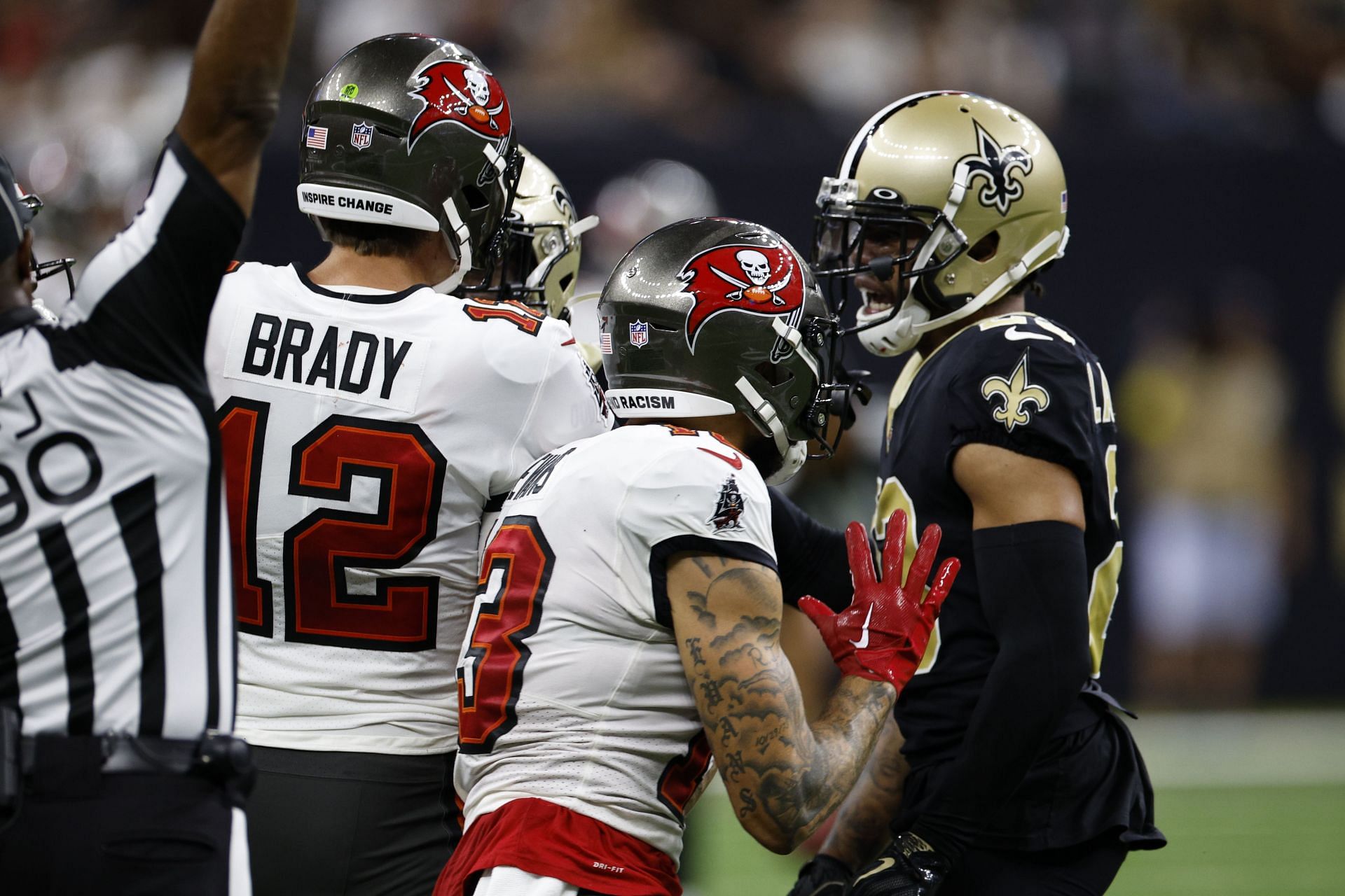 Why Tampa Bay Buccaneers wide receiver Mike Evans was suspended for fight  with Marshon Lattimore