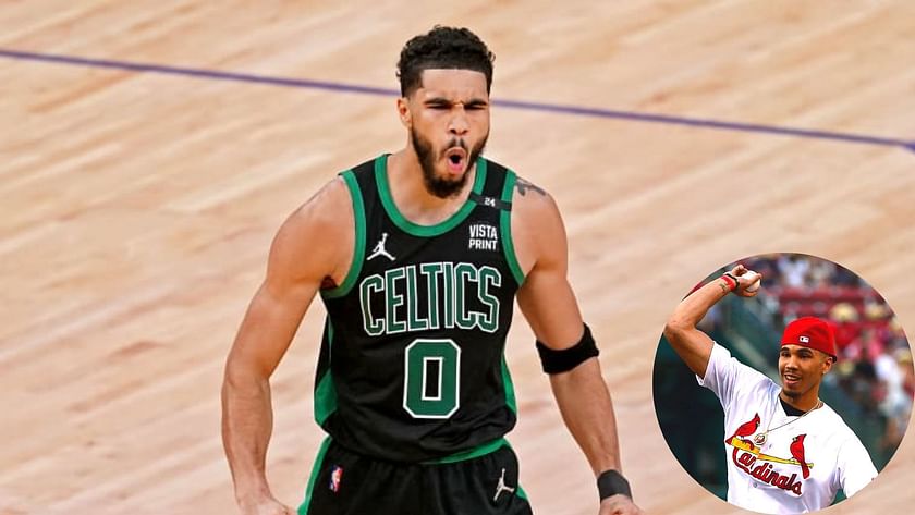 PHOTOS: Jayson Tatum throws first pitch at St. Louis Cardinals game