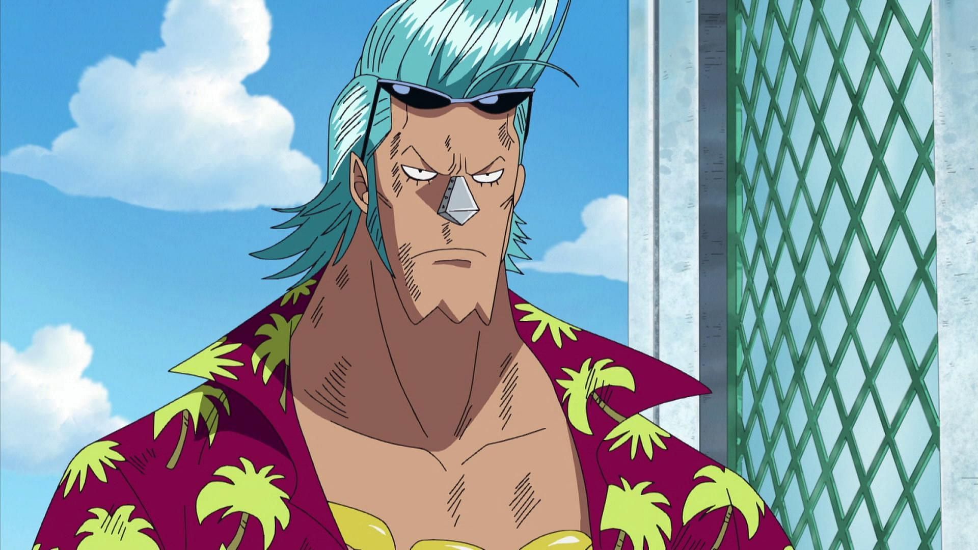 Franky as seen in the One Piece anime series (Image via Toei Animation)