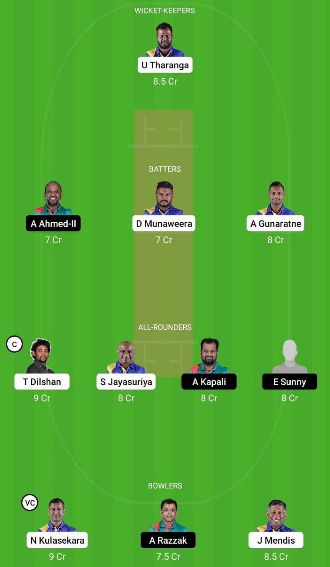 SL-L vs BD-L Dream11 Fantasy Tip - Head to Head League