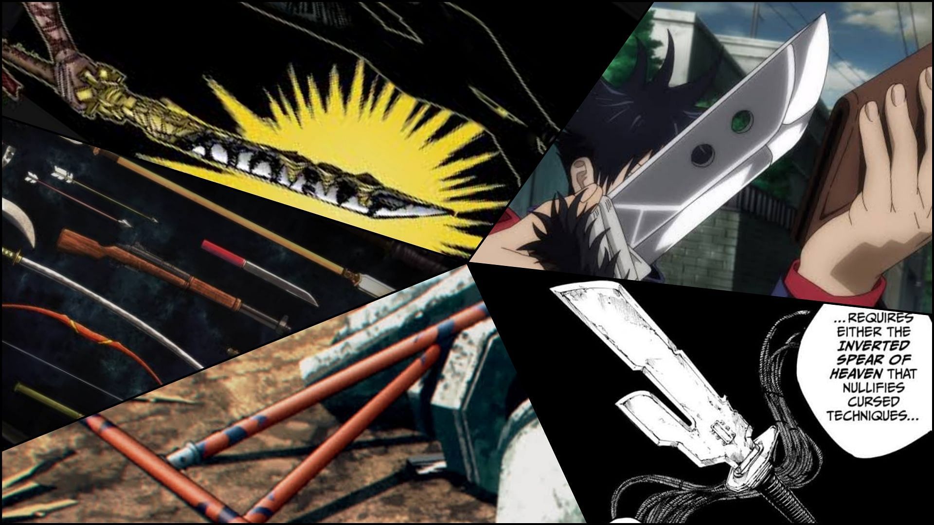 Cursed Tools in Jujutsu Kaisen (Image via Sportskeeda)