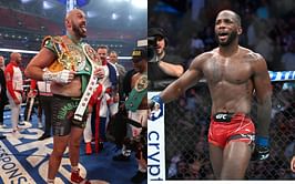 "Get up there my boy" - Tyson Fury meets UFC Welterweight Champion Leon Edwards at WWE Clash at The Castle