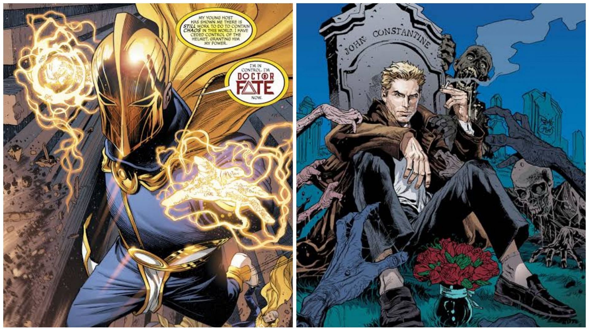 John Constantine vs Doctor Fate: Who is the most powerful magic user in DC  Comics?