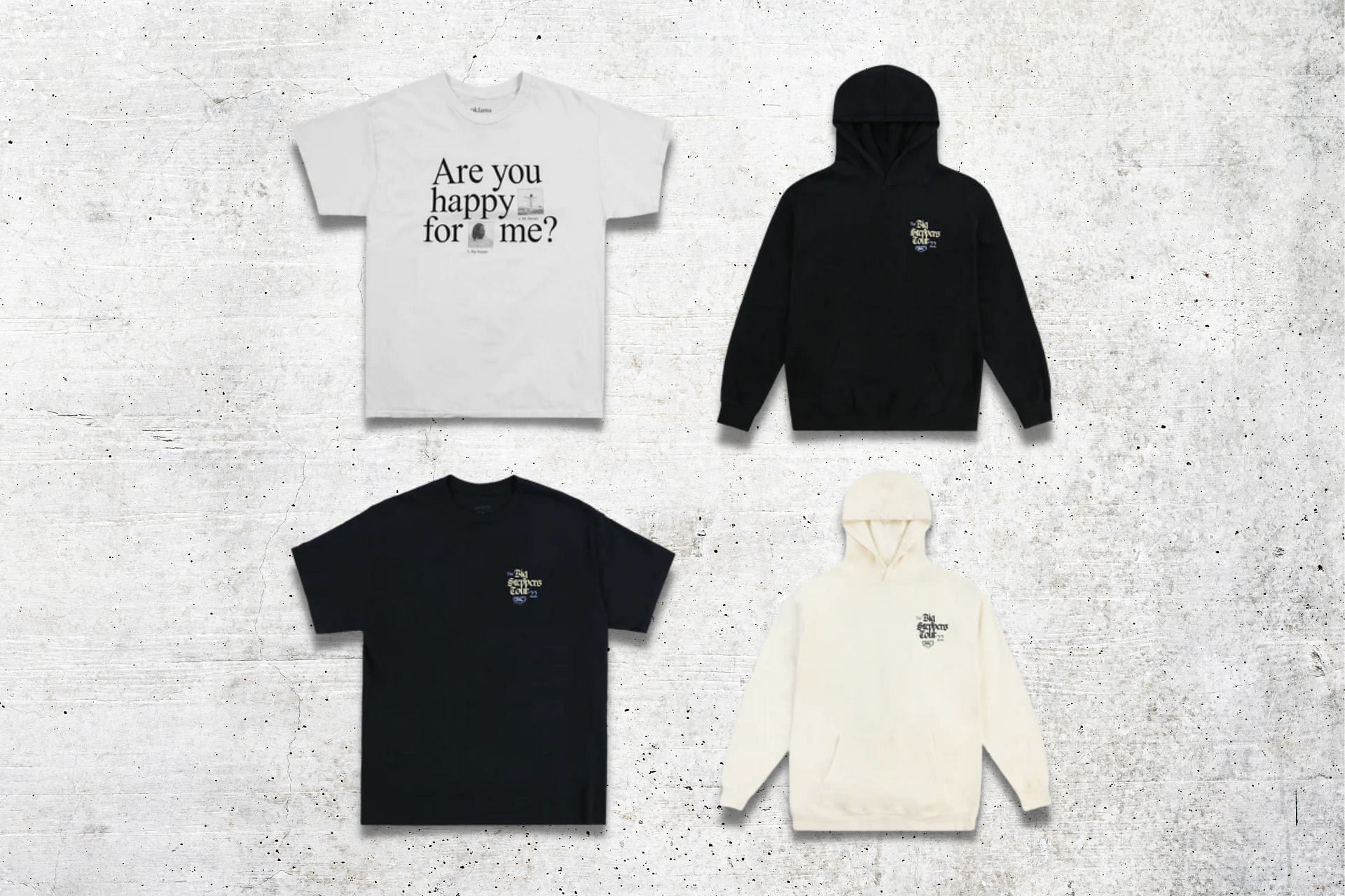 Newly released Kendrick Lamar&#039;s The Big Steppers Tour apparel and accessories merch capsule (Image via Sportskeeda)