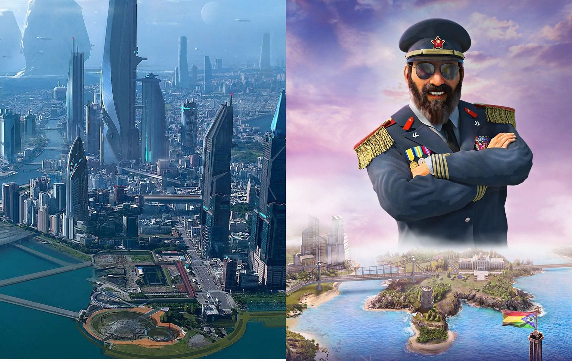 Top city builder games to help you relax and have fun (Images via Ubisoft Blue Byte &amp; Limbic Entertainment)