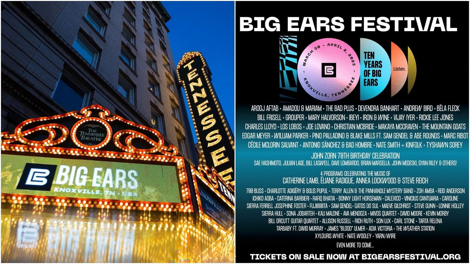 Big Ears Festival has announced its lineup for 2023. (Image via Instagram / @bigearsfestival)
