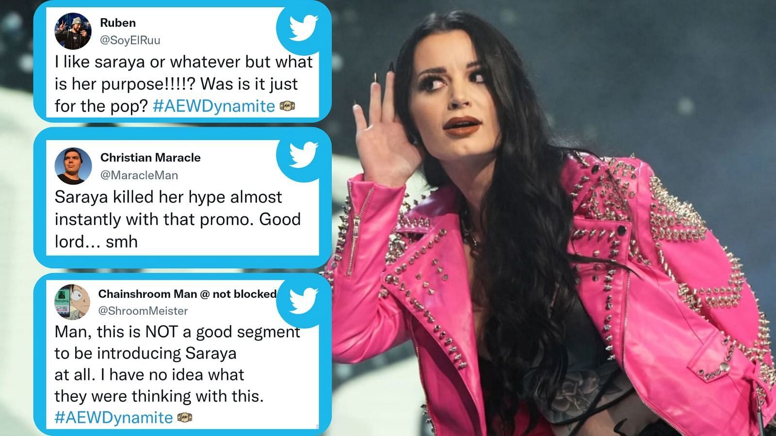 Saraya spoke for the first time earlier on AEW Dynamite.