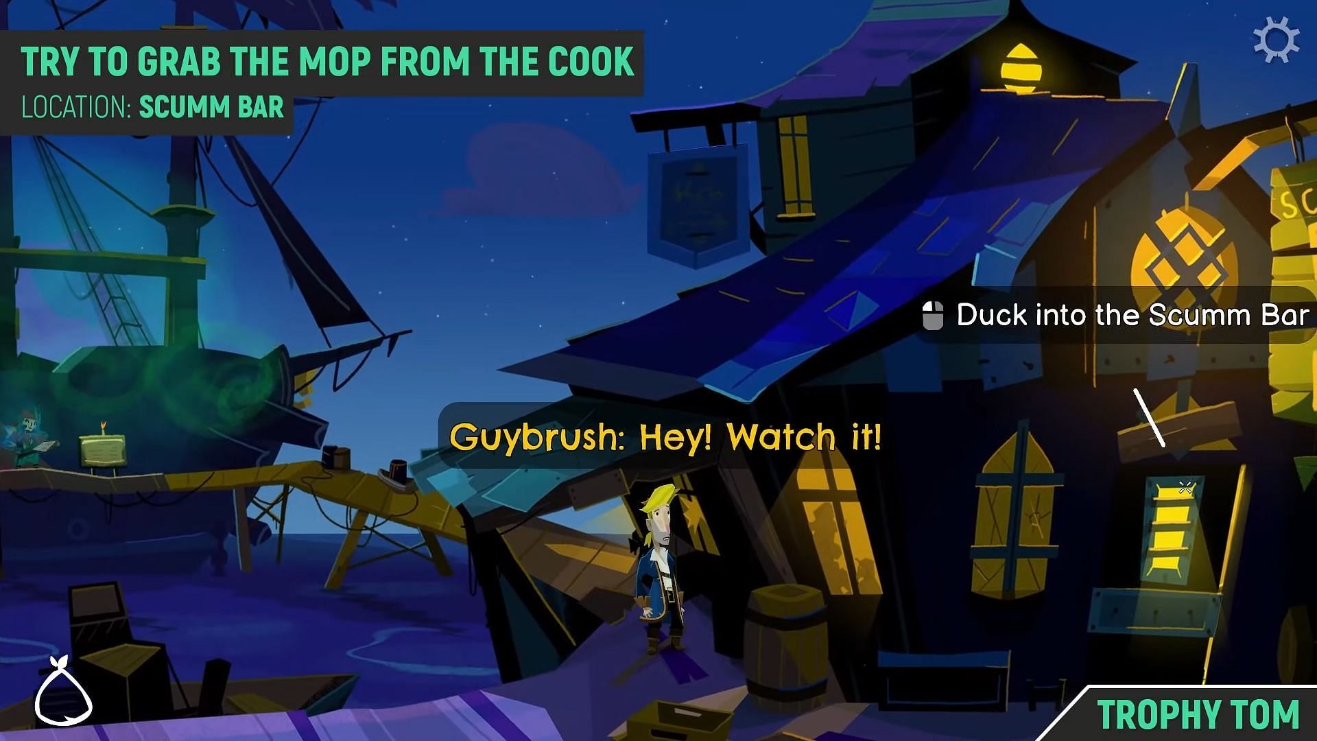 Grab mop from chef (Image via Trophy Tom)