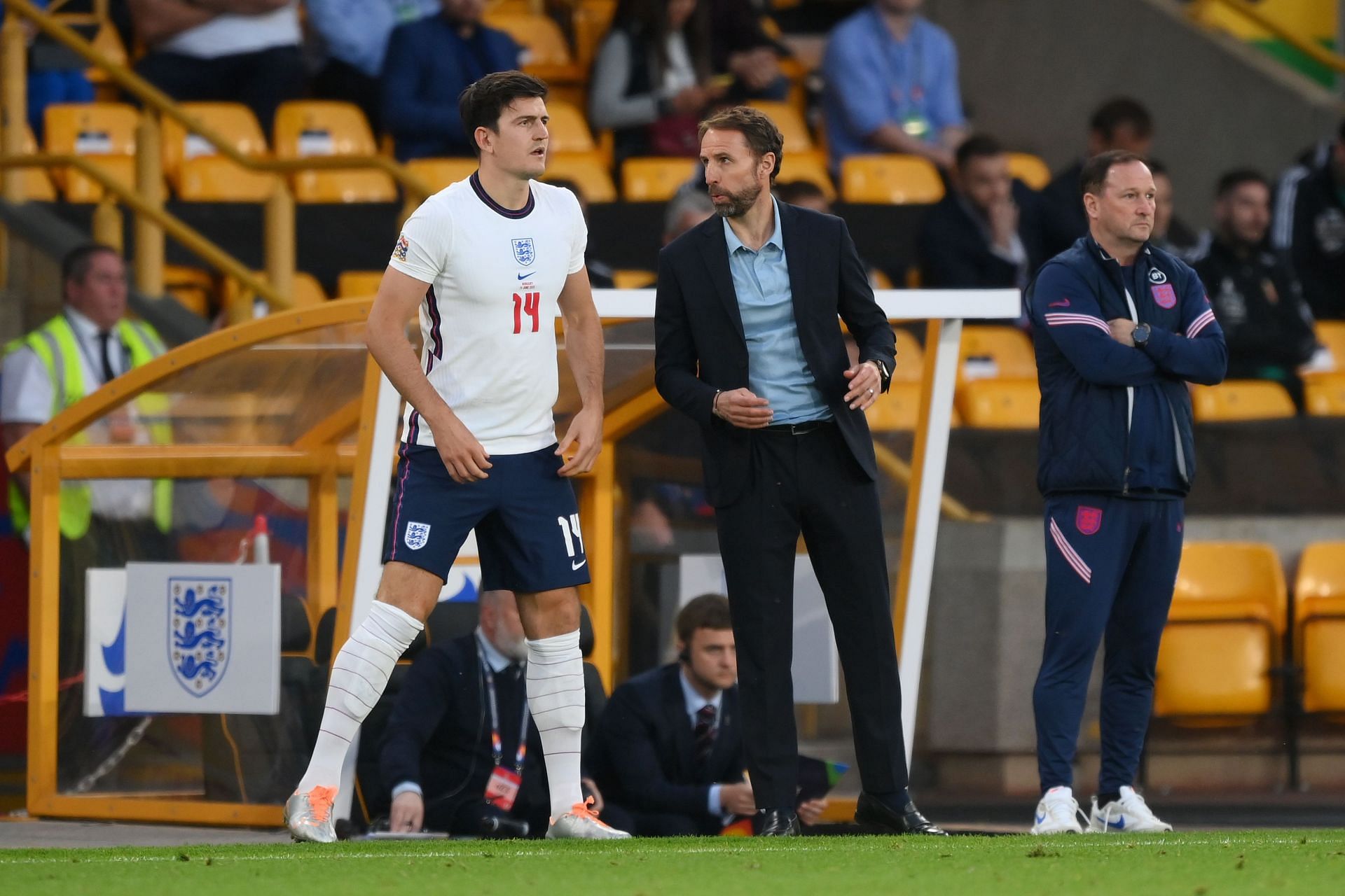 Harry Maguire in action against Hungary in the UEFA Nations League