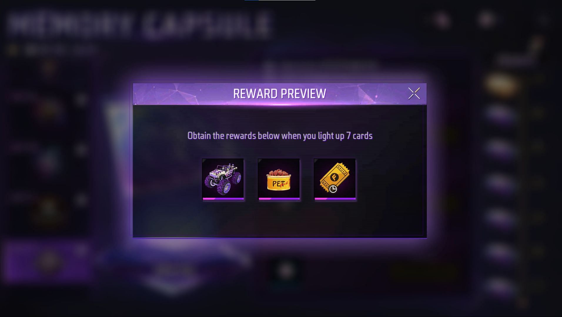 Gamers can claim rewards by opening crates (Image via Garena)