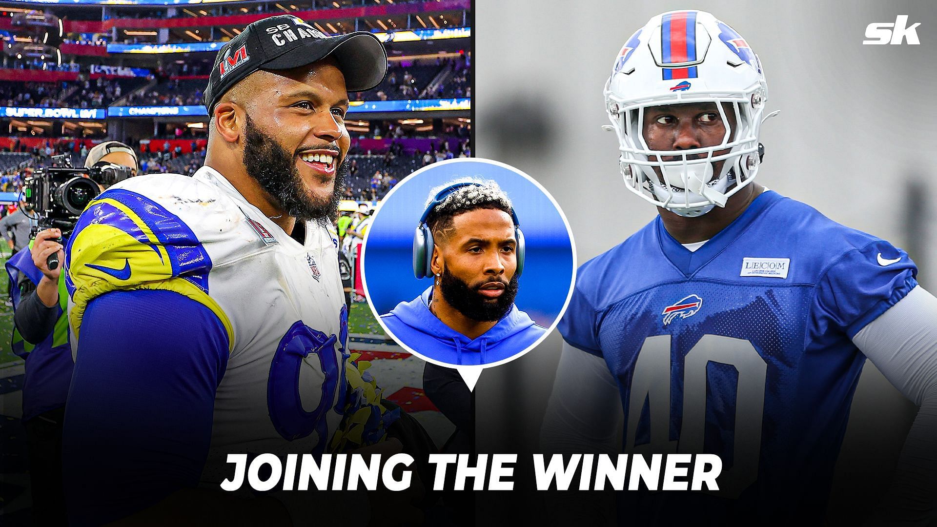 OBJ jokes he will sign for the victor of Rams-Bills as both compete for a Super  Bowl crown this year