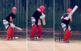 Legends League Cricket 2022: [Watch] "Let's do it one more time!" - Gautam Gambhir hits the nets as he gears up for on-field return