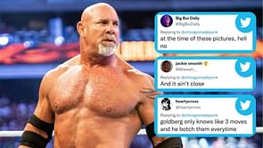 "Goldberg only knows like 3 moves" - Twitter explodes to wild comparison between top AEW star and the 2-time WWE Universal Champion