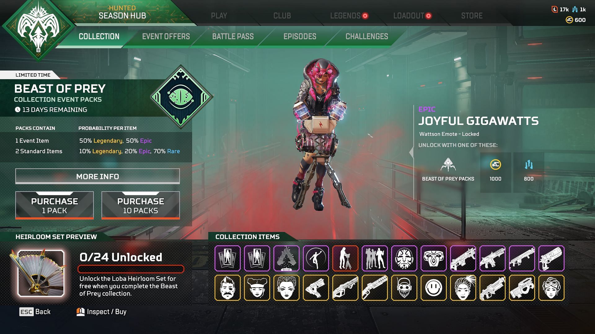 The epic Joyful Gigawatts emote in Apex Legends (Image via EA)