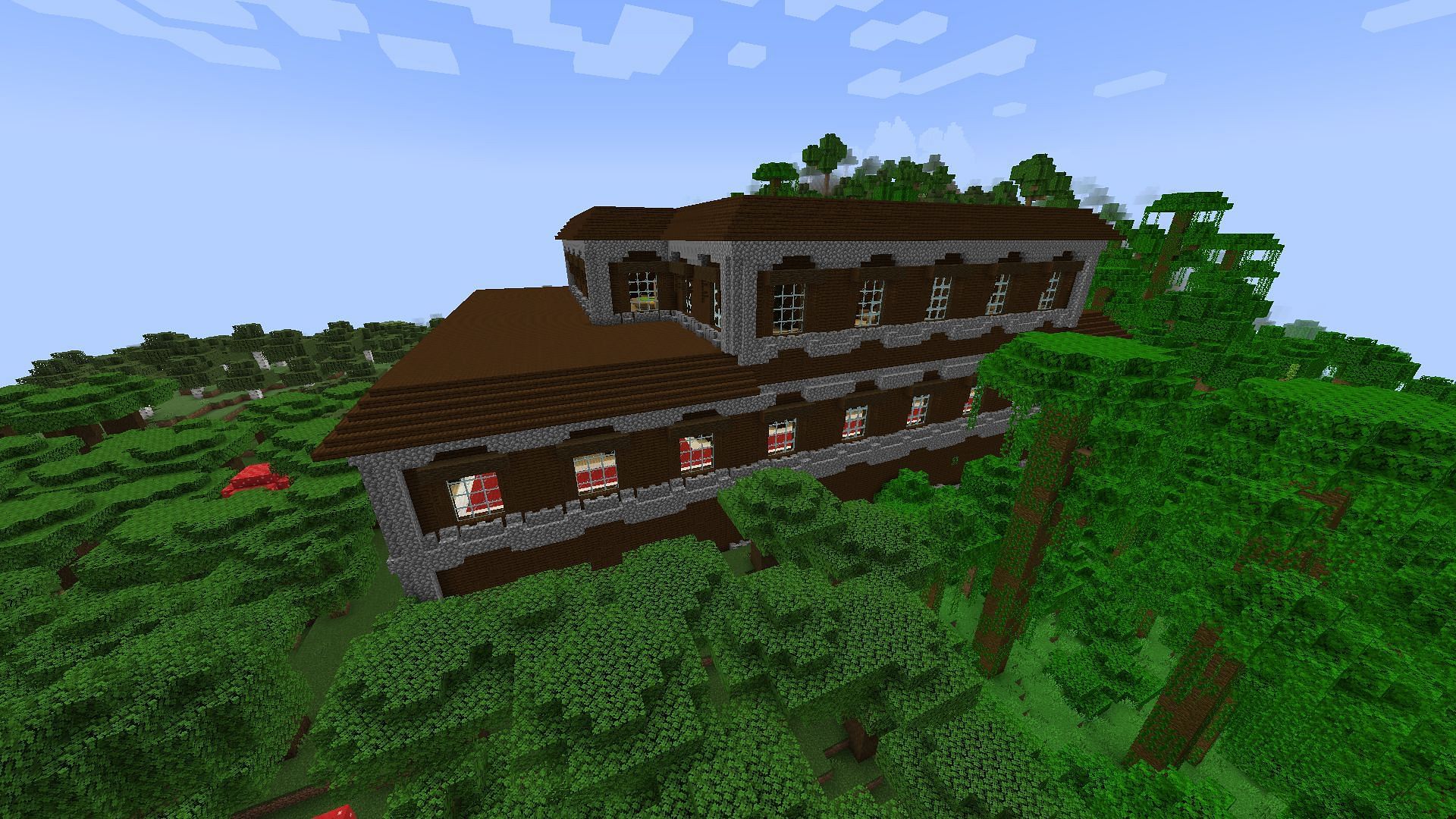 Woodland Mansion is one of the rarest structures in Minecraft (Image via Mojang)