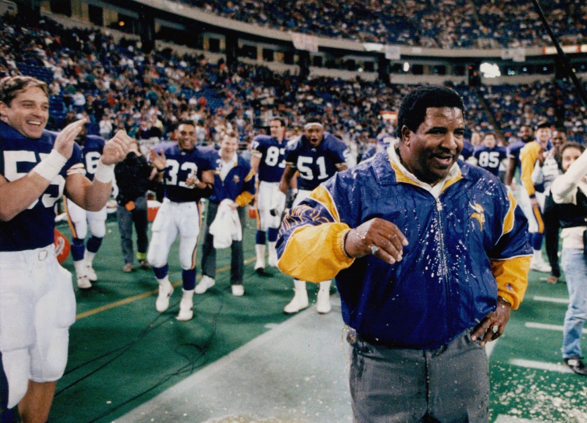 Former head coach Dennis Green