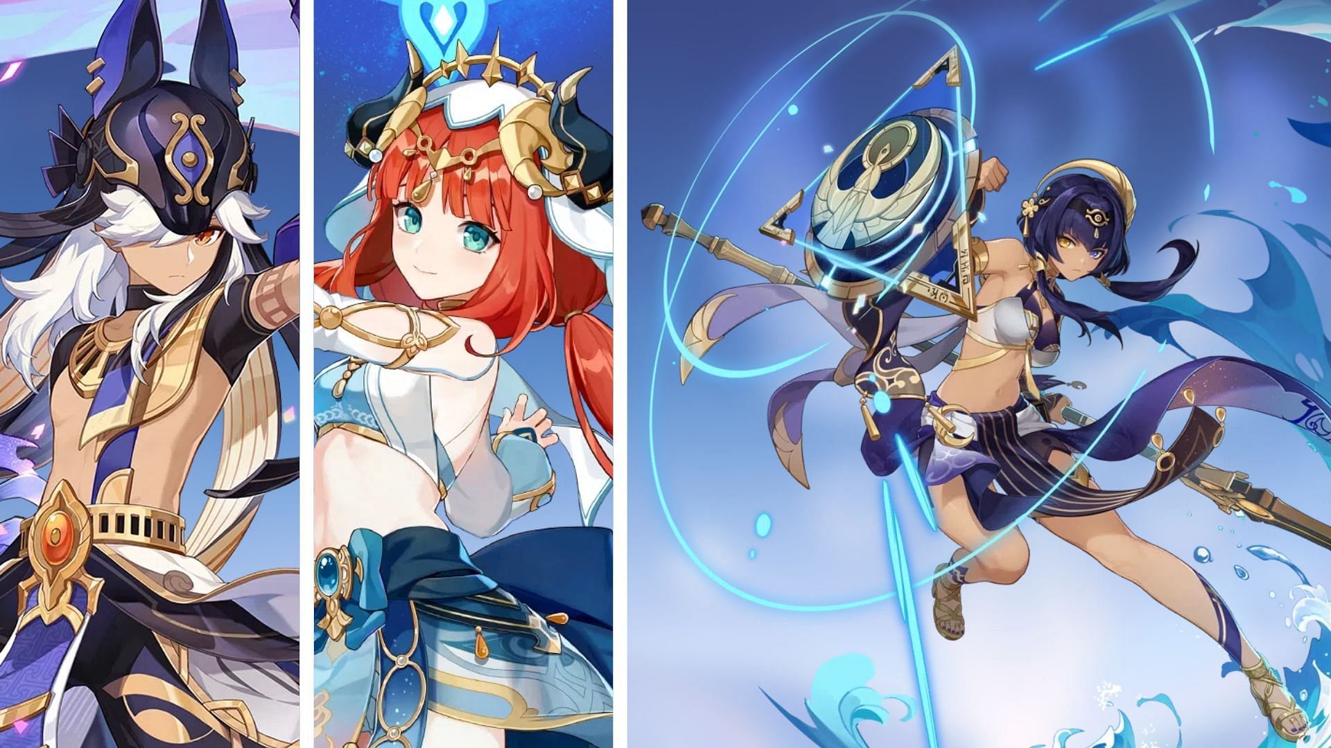 Genshin Impact version 3.1: Cyno, Nilou, and Candace on banners