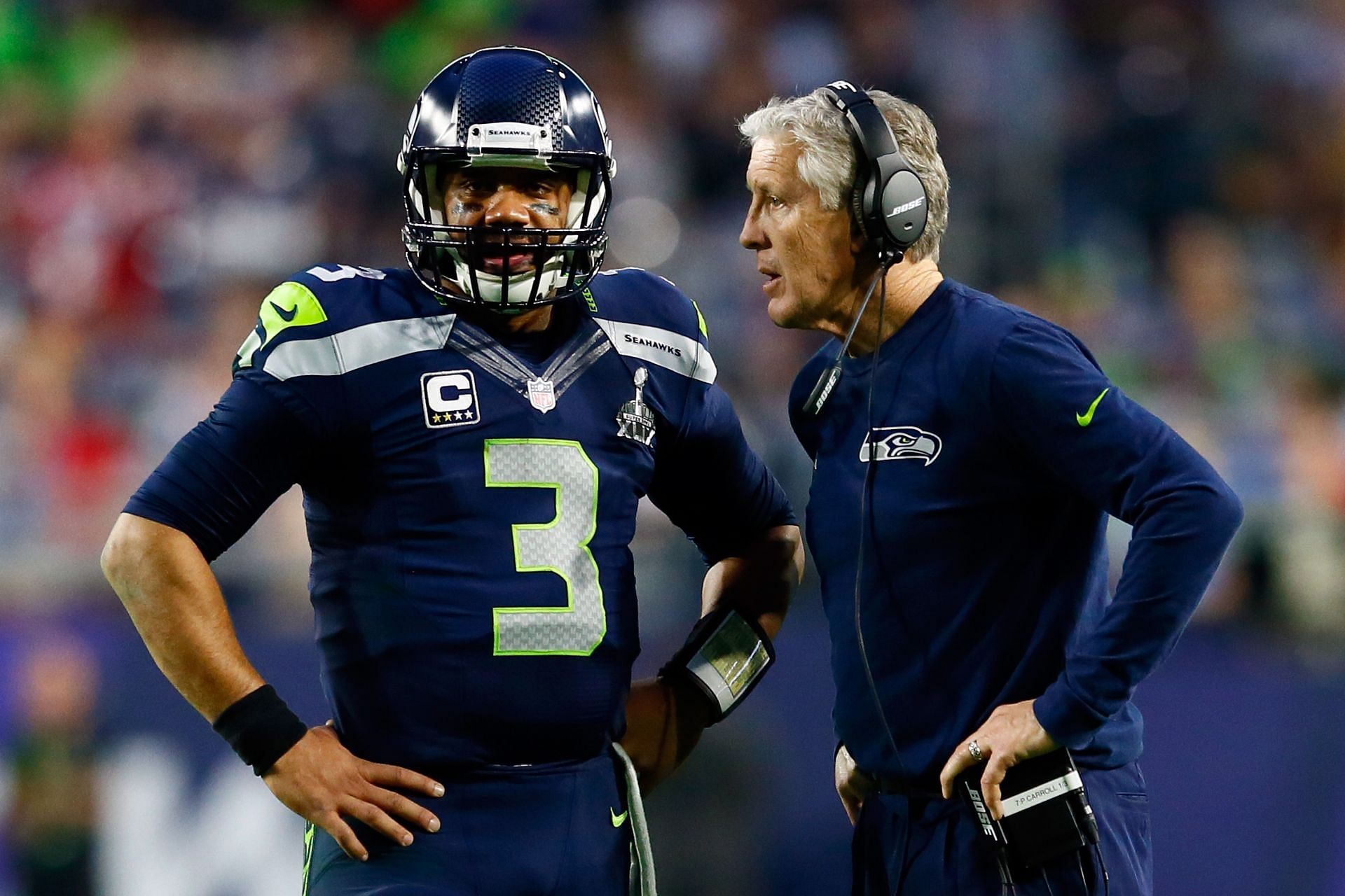 Pete Carroll says Seahawks 'really happy' with current QBs on roster