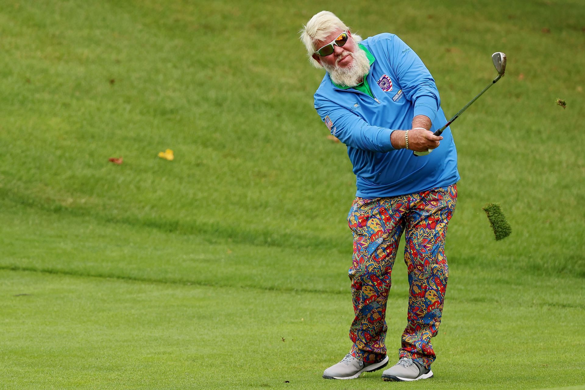 WATCH Professional golfer John Daly throws an absolute heater for the ceremonial first pitch in