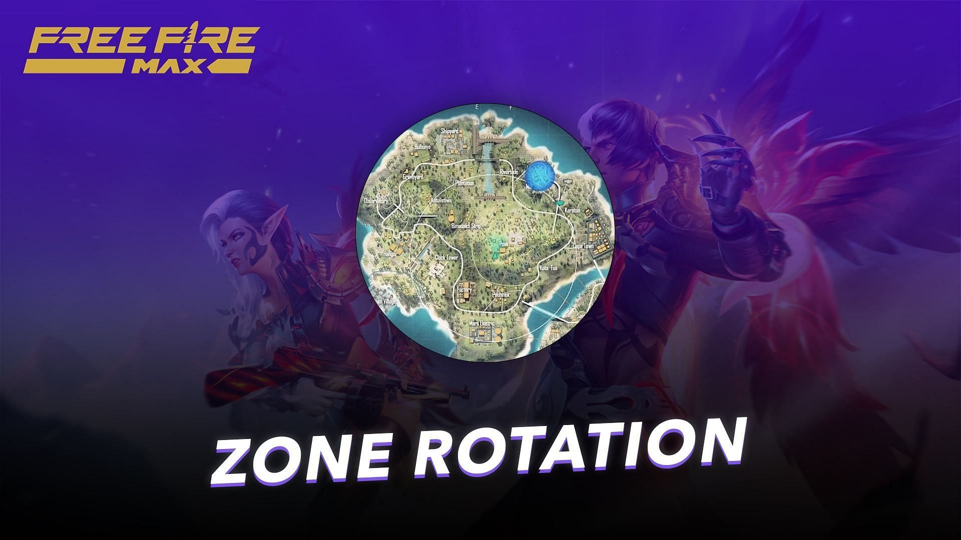 Free Fire MAX zone rotation