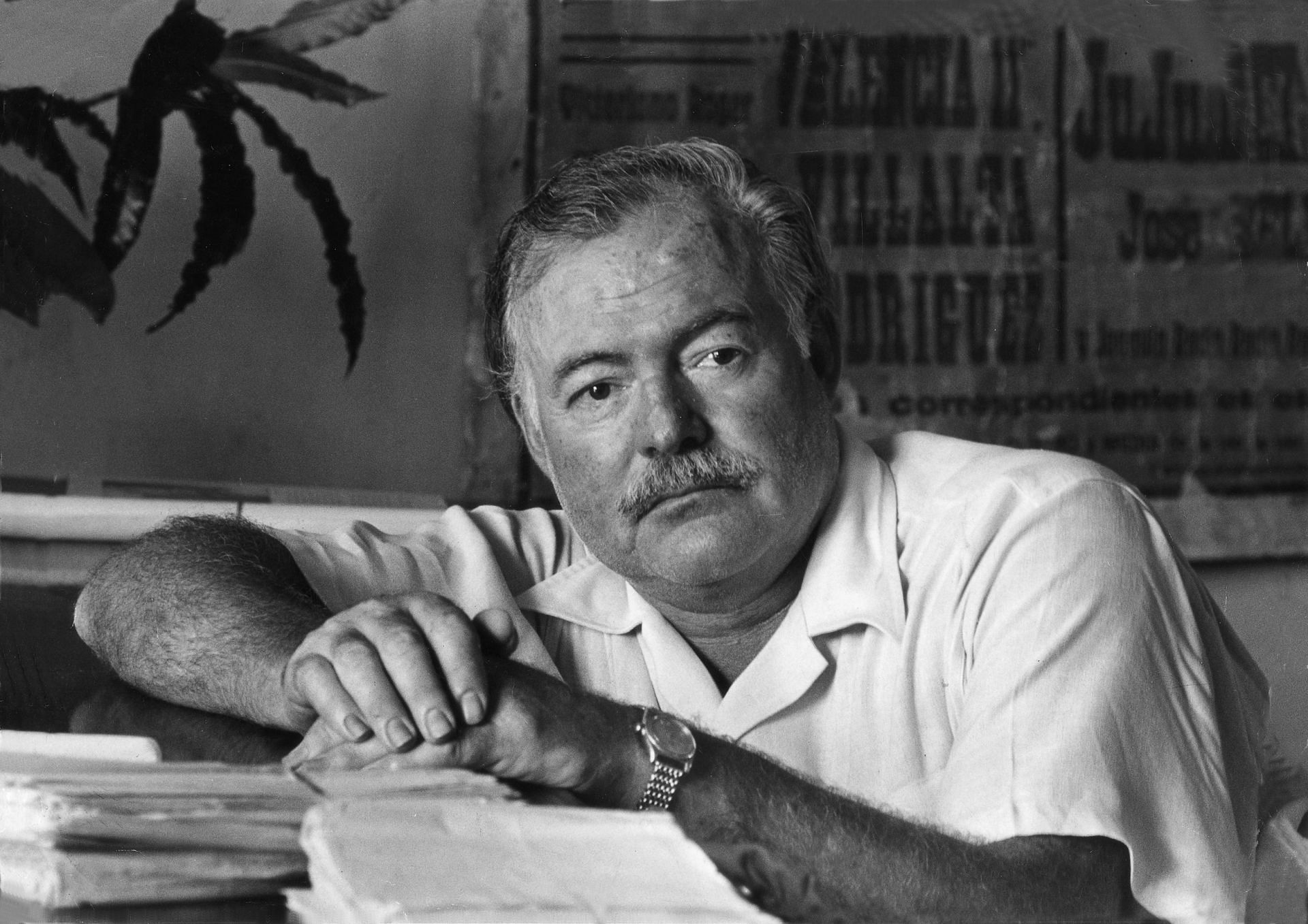 Ernest Hemingway, one of the most celebrated American novelist, 1952 (Image via Getty)
