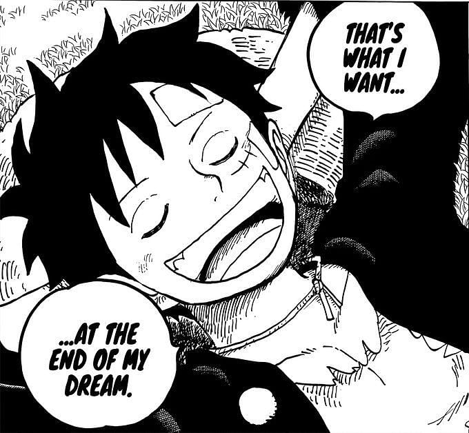 One Piece Chapter 1060 There’s a reason why Luffy’s dream hasn’t been