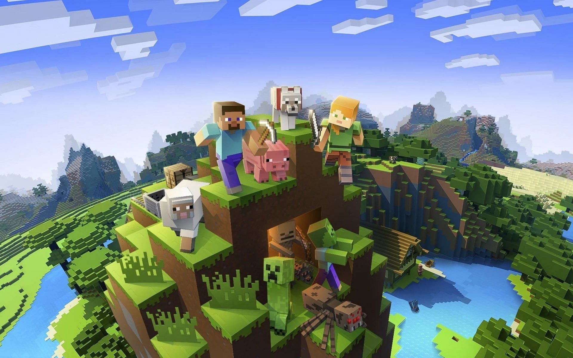 Minecraft Bedrock is one of the most popular versions of the game (Image via Mojang)