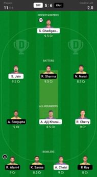 Kaziranga Heroes vs Subansiri Champs Grand League