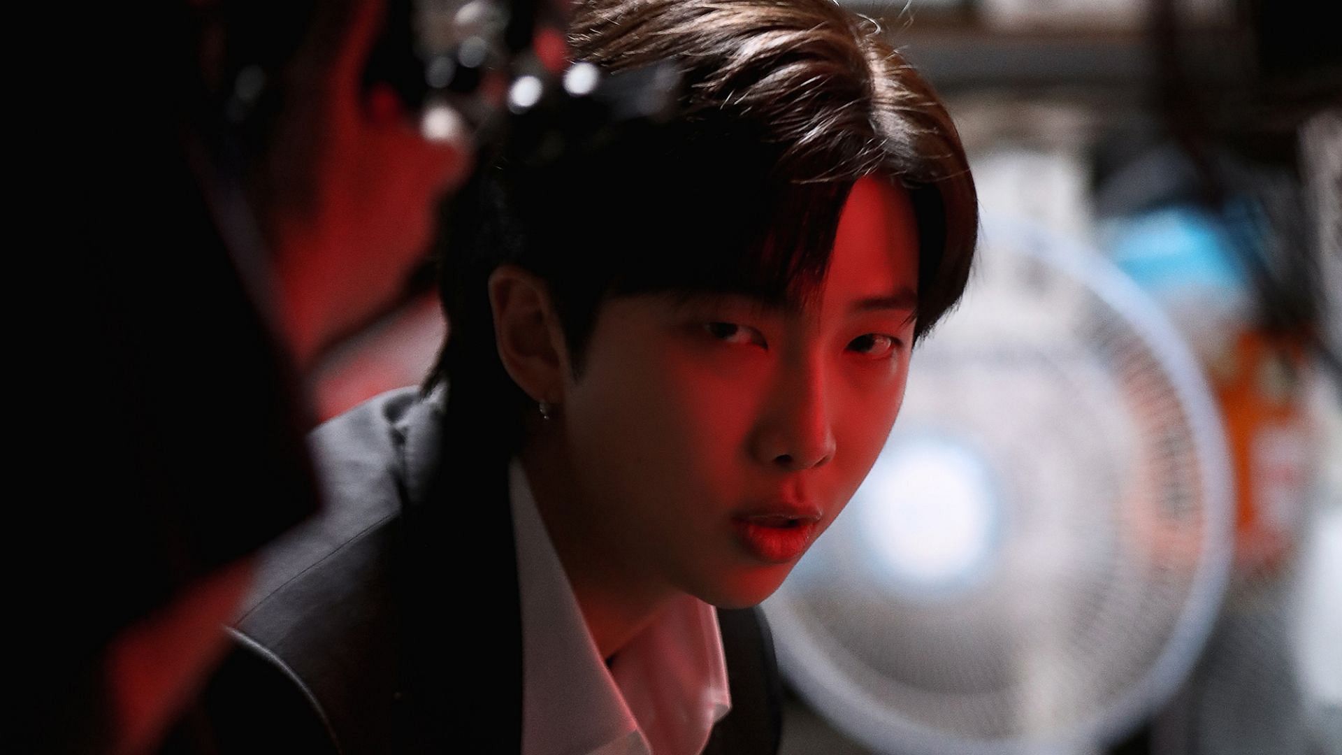 BTS RM in a behind the scenes for Sexy Nukim (Image via Twitter/@bts_bighit)