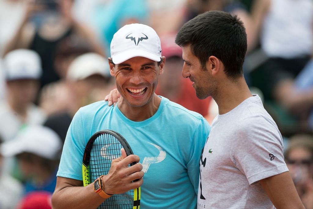 Rafael Nadal and Novak Djokovic are helping budding tennis players reach their potential