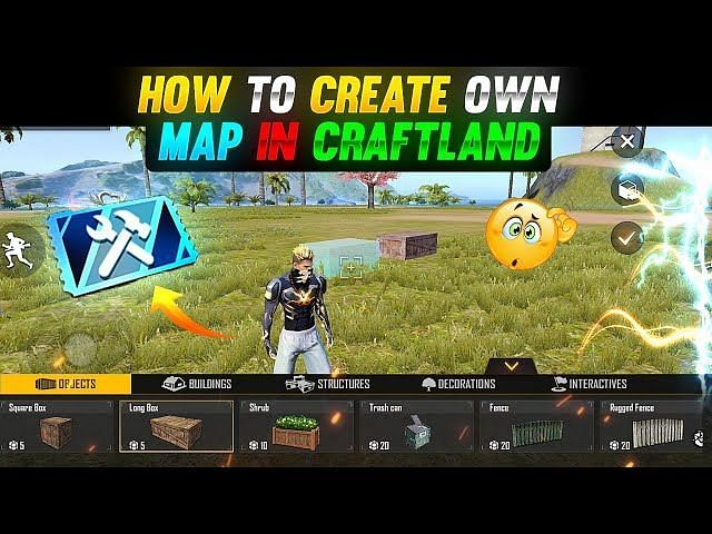 ff craftland like map code free fire max