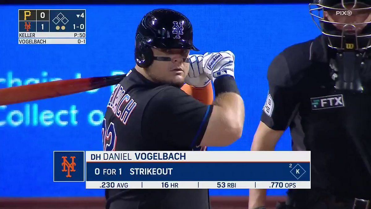 ICYMI: New York Mets slugger Daniel Vogelbach ends home run drought by  going deep against his former team