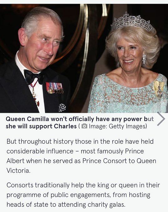 What does Queen Consort mean? Camilla Parker- Bowles' new duties explained