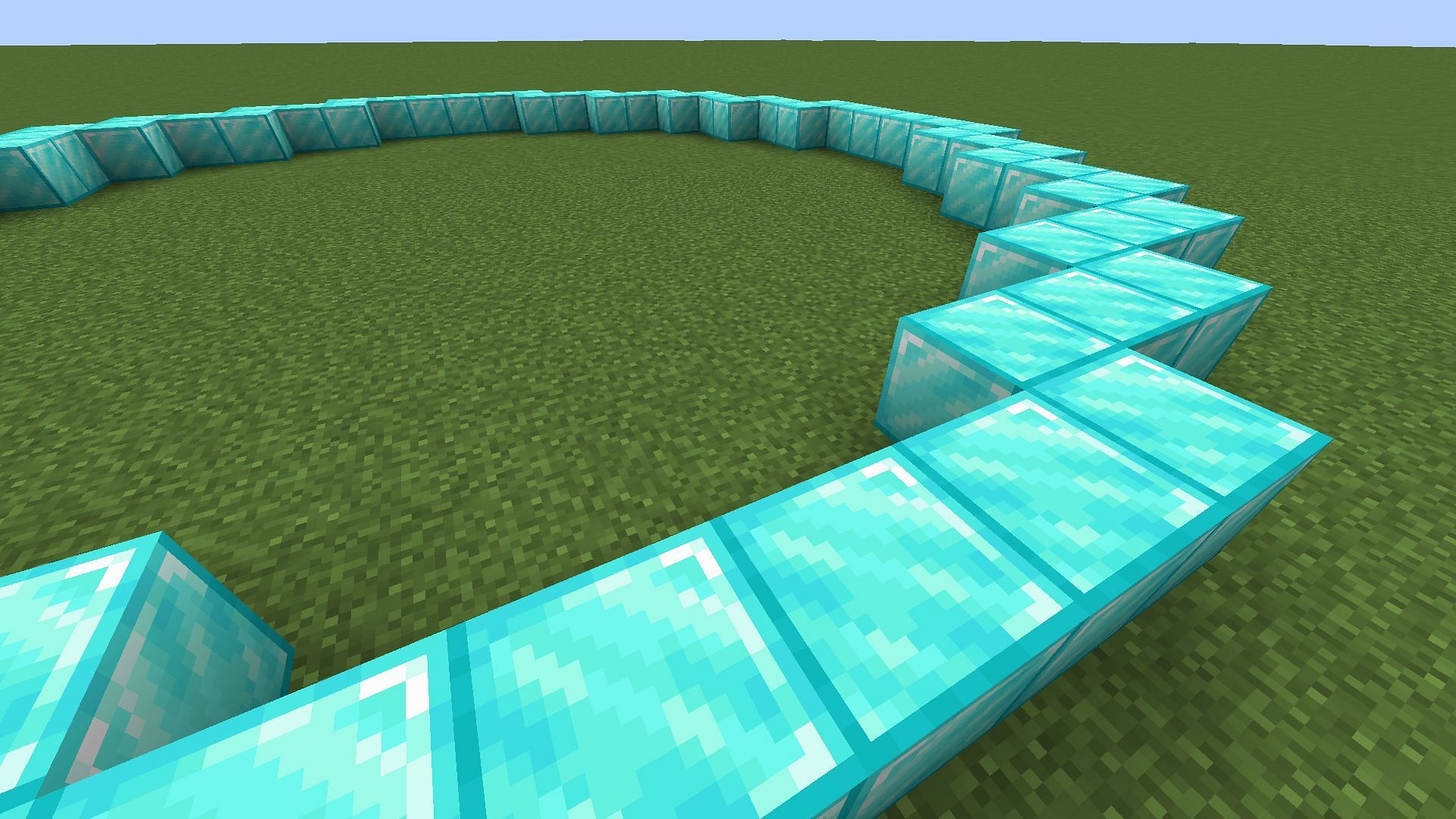 While keeping the circle generator configuration open, create the circle in the game (Image via Mojang)
