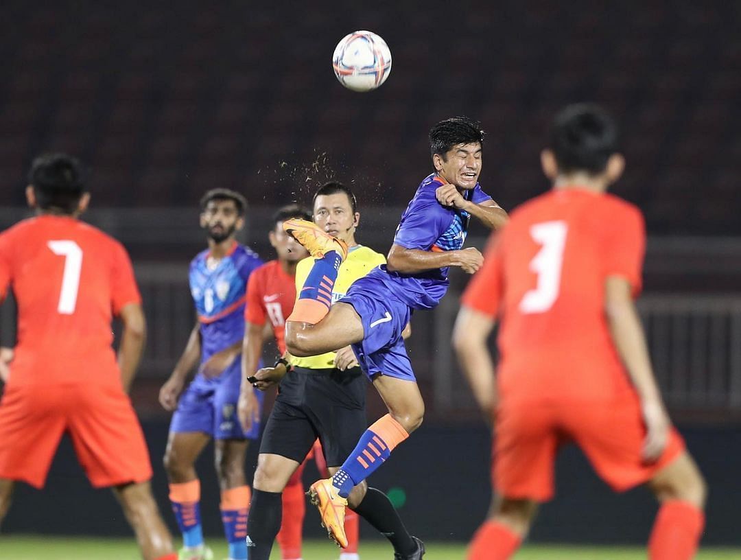 Anirudh Thapa shined against Singapore in the Hung Thinh Friendly Tournament (Image Courtesy: Indian Football Instagram)