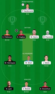 VCT vs NSW Dream11 Prediction Team, Grand League