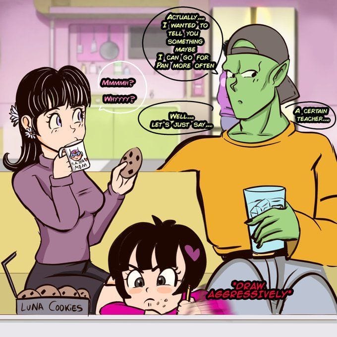 Dragon Ball Piccolo And Pan s Teacher Is Now The Oddest Fanship To Exist