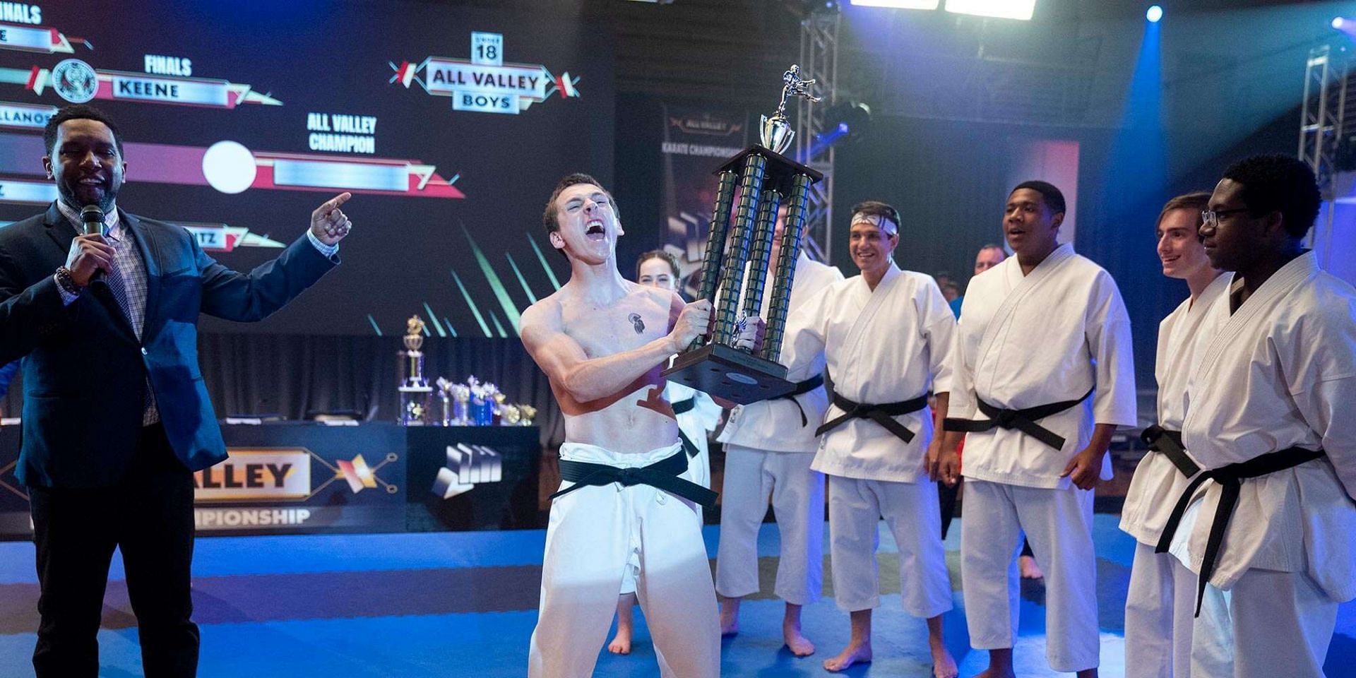 Eli Moskowitz wins the 51st All Valley Karate Championship boys division (Image via Netflix)